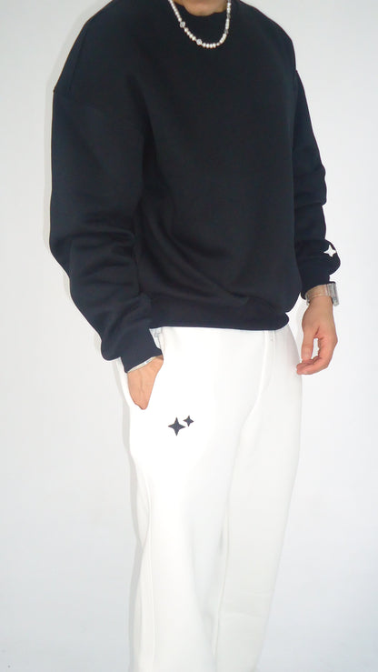 Men WHITE Glimzi Sweatpants