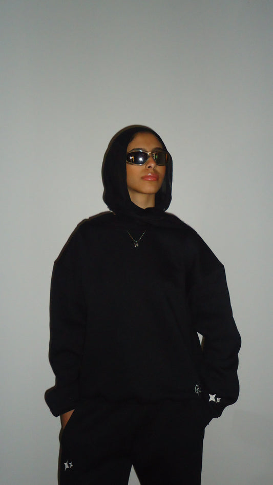 "IT IS WHAT IT IS" BLACK Unisex Glimzi Crewneck