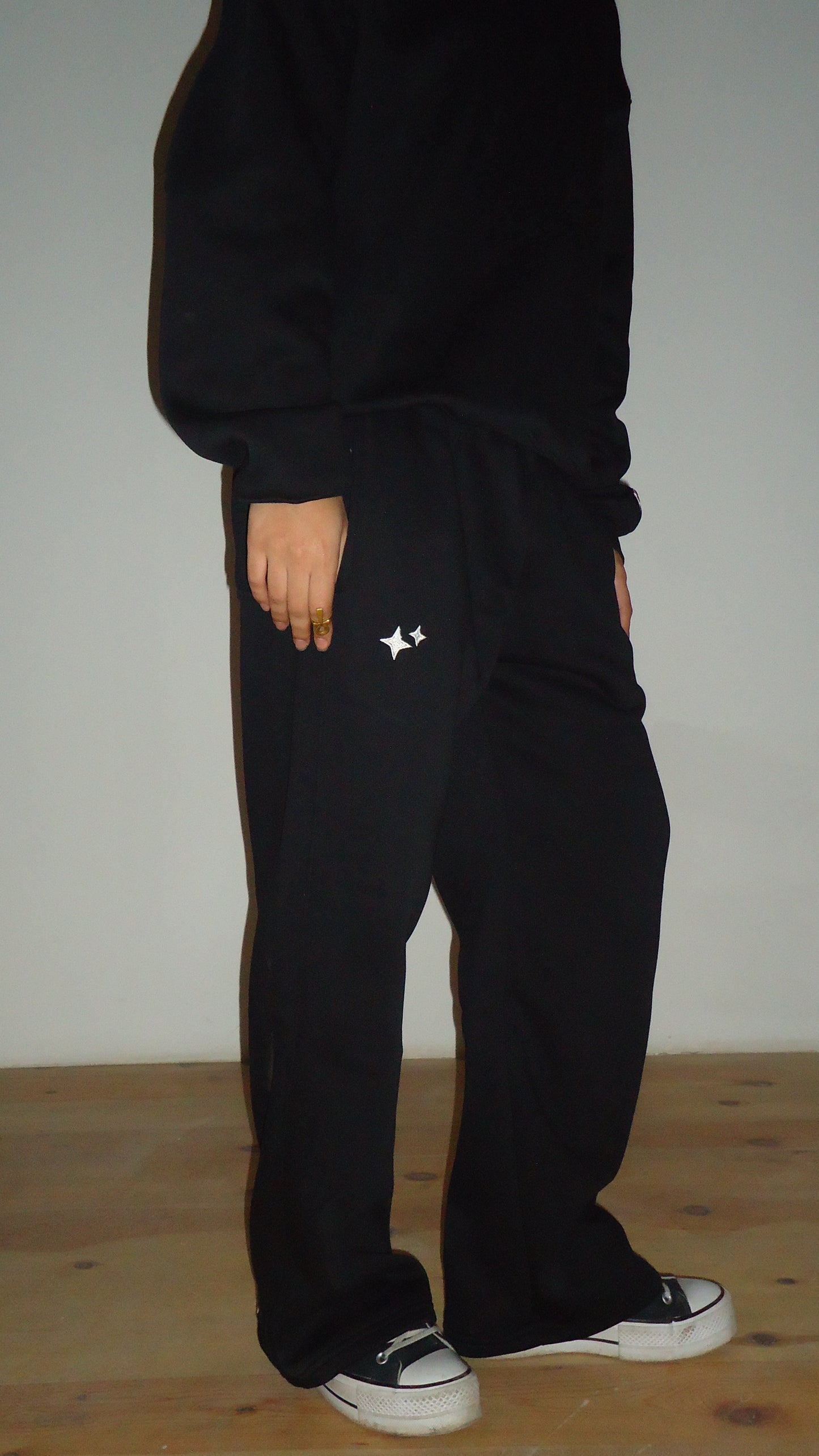 BLACK Glimzi Sweatpants